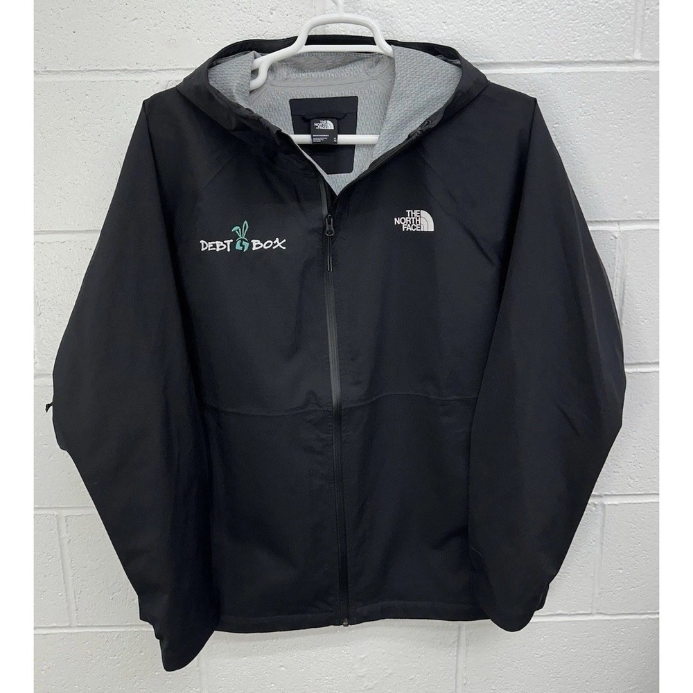 The North Face‎ Venture Dryvent Black Hooded Jacket / Men's XL / LOGO